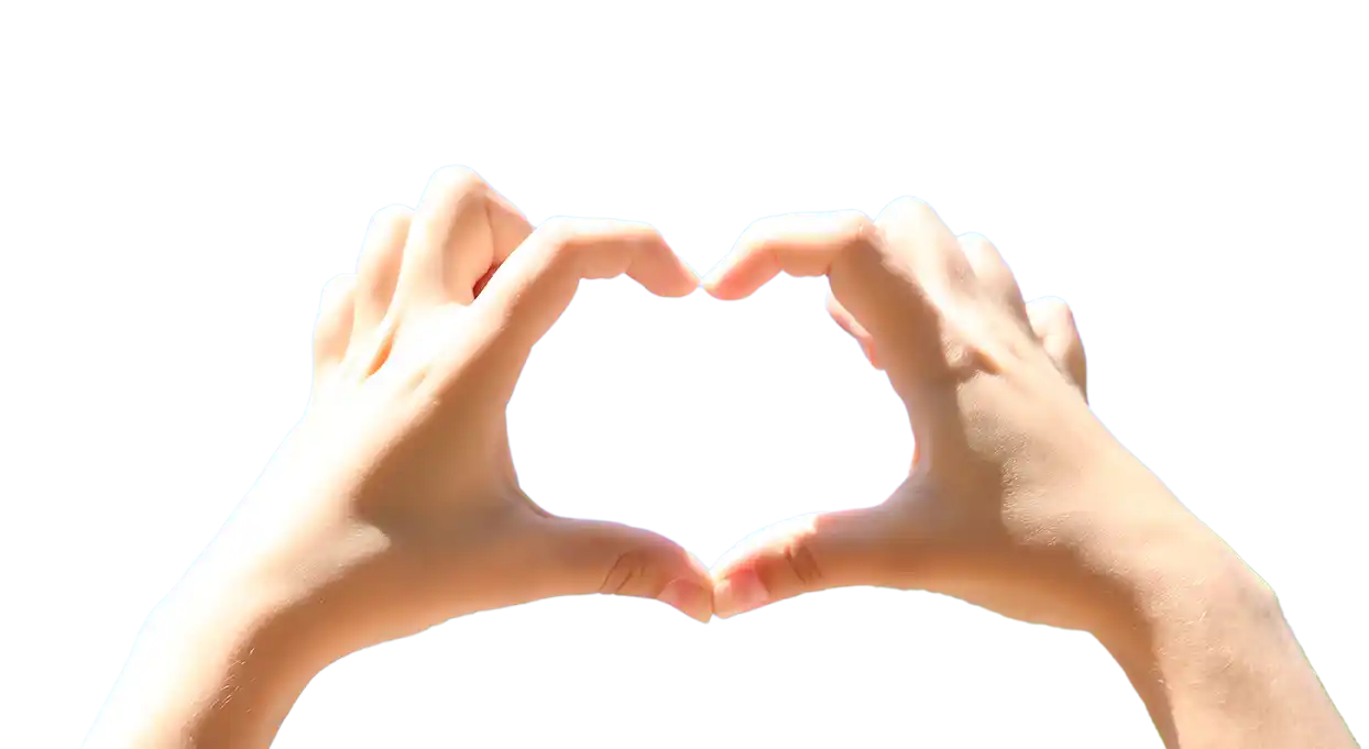 Hands heart